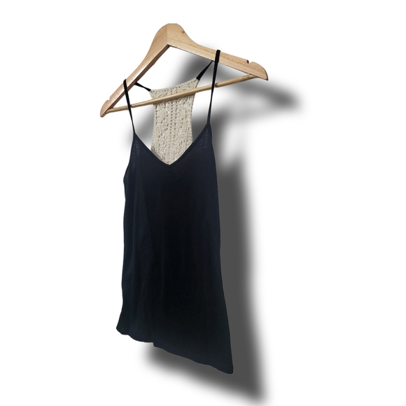 🌿Rue21 Womens Small Crochet Racerback Blank Tank Top--So Cute! - Picture 4 of 11